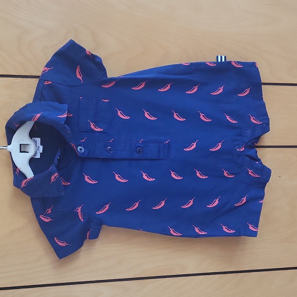 Splendid Pepper Romper | 0 to 3m